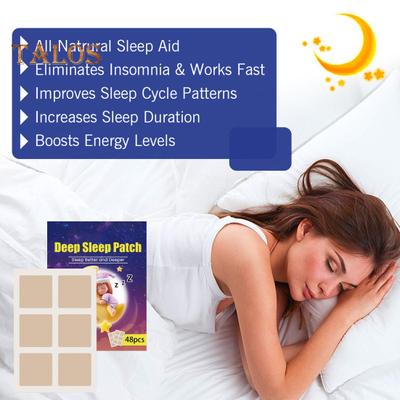 96 шт. пластыри для глубокого сна натуральные растения быстродействующие снотворные пластыри портативные дорожные мужские и женские наклейки для снятия усталости во время сна