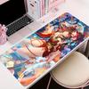 Mouse Pad Office PC Accessories Keyboard Mat Hhonkai Star Rail Sparkle Anime Pattern Antislip Rubber Mousepad Gamer Desk Mat