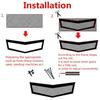 Universal Silver Aluminum Car Bumper Grille Radiator Mesh Vent Gitter 100*3m