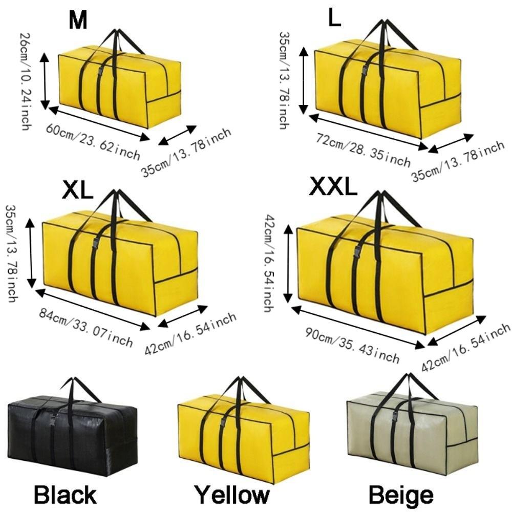 Moisture-Proof Clothes Quilt Storage Bag Large Capacity Luggage Clothes Organizer Dormitory