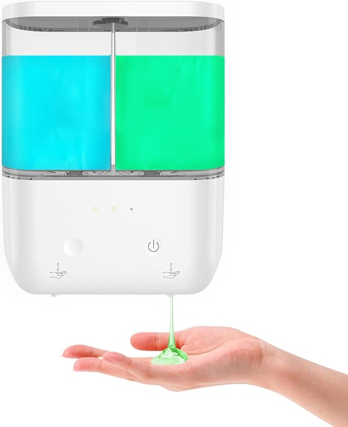 500 МЛ *2 Настенный автоматический сенсорный дозатор мыла большой емкости с двумя головками Установка Бытовой Ручной Посудомоечная машина