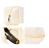 Plush Makeup Bag Cosmetic Storage Lipstick for Women Zipper Large Travel Toiletry Organizer Pouch Carrying Velvet Fabric Bag