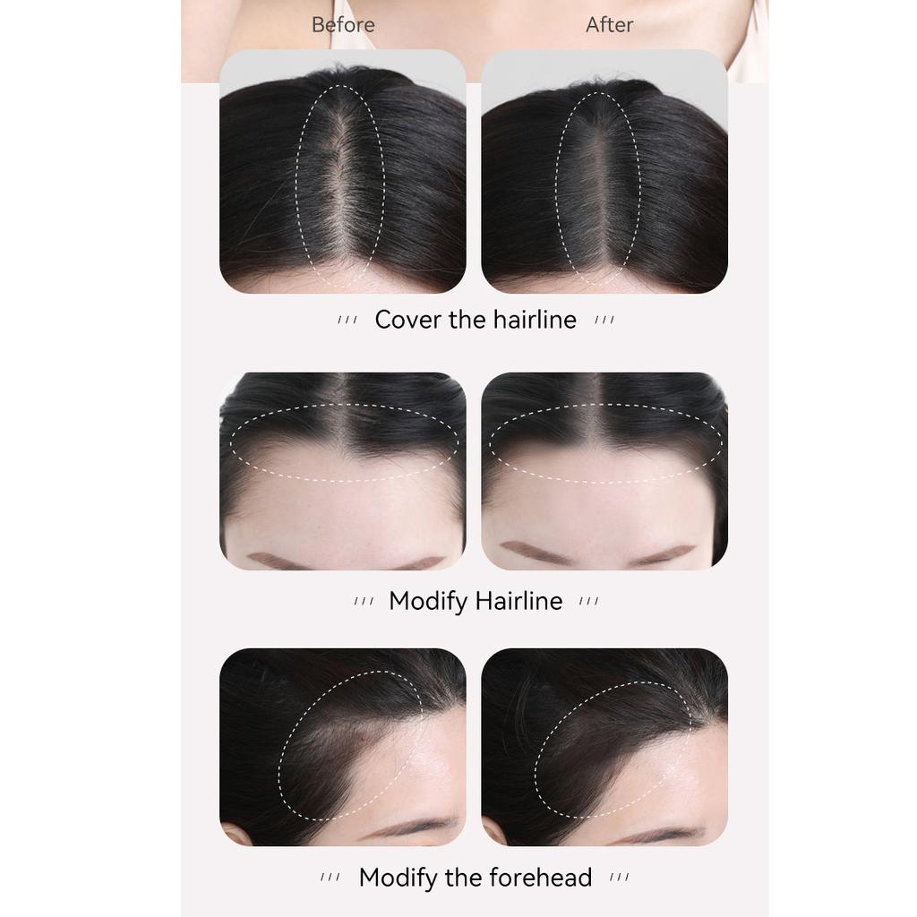 Водостойкая пудра-тень для линии роста волос для естественного заполнения и ретуши