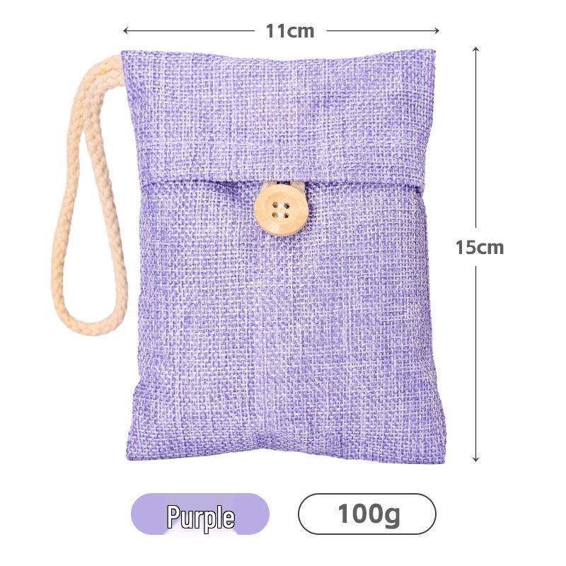 Bamboo Charcoal Car Deodorizer - 100g Methanol & Formaldehyde Remover