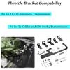 304147 EZ EFI Adjustable Throttle Cable Mount Kit For GM 700R4 And TH350 Automatic Transmissions - Durable Throttle Cable Bracket, Compatible With
