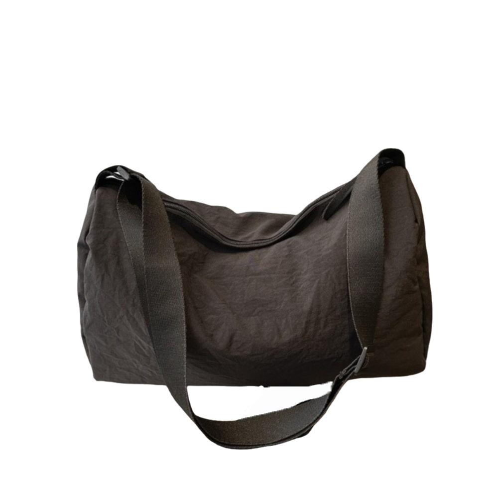 Large Capacity Simple Crossbody Bag Solid Color Canvas Pillow Bag Versatile Shoulder Bag Women