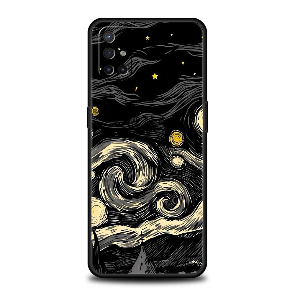 Звездное небо планета космос искусство Чехол Для OnePlus 13 12 11 10 9 8 7T Pro 13R 12R 10R 9RT 8T Nord N200 N30 2T CE 2 3 5G Lite Обложка
