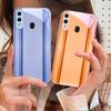 Золотисто-оранжевая рамка Для Samsung A73 72 71 A70 56 55 54 A53 52 51 50 42 A35 A34 33 32 31 26 25 24 23 22 30 стеклянный чехол для телефона