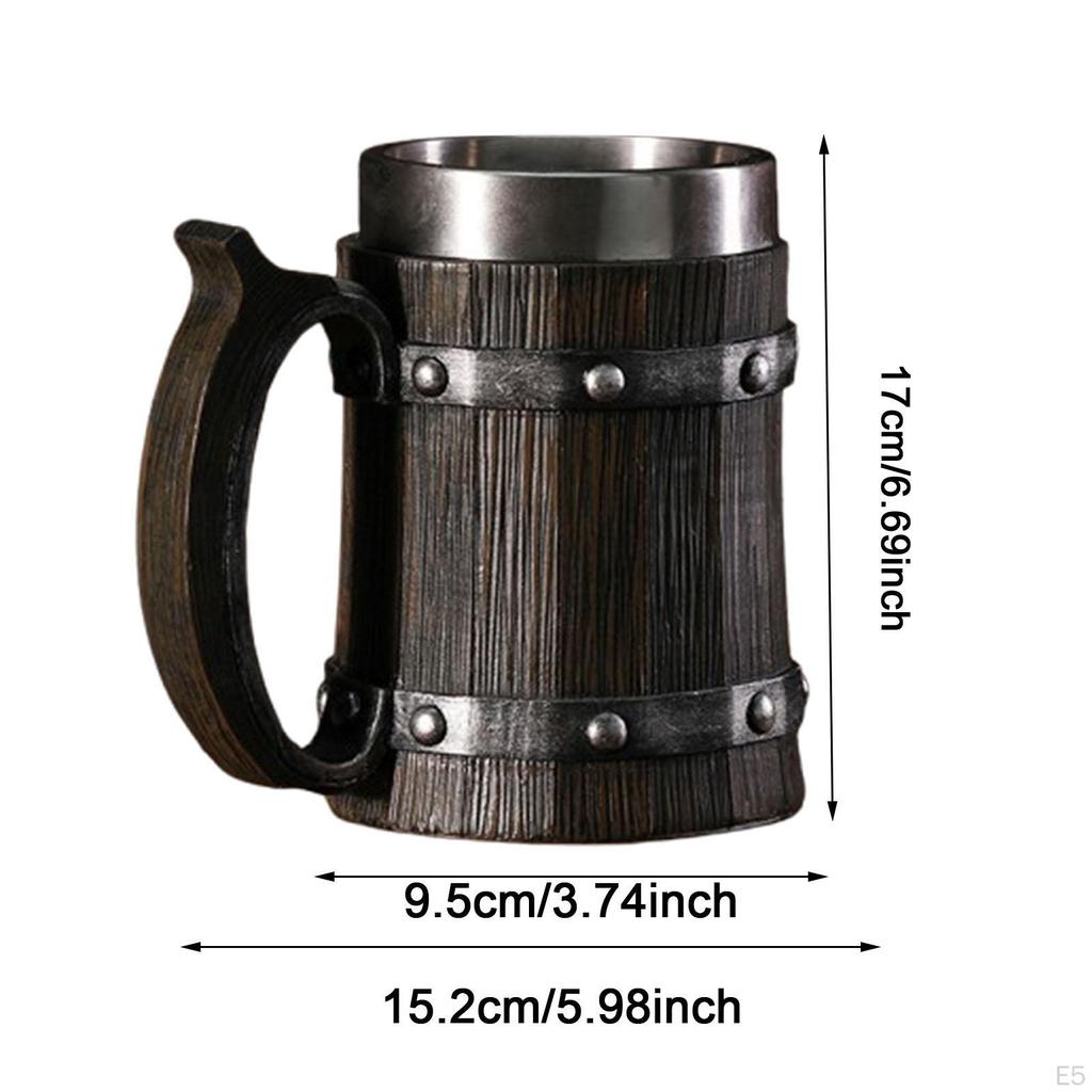 Деревянная бочка пивная кружка посуда для напитков декоративная кружка ручной работы с ручкой винтажный дизайн чашка
