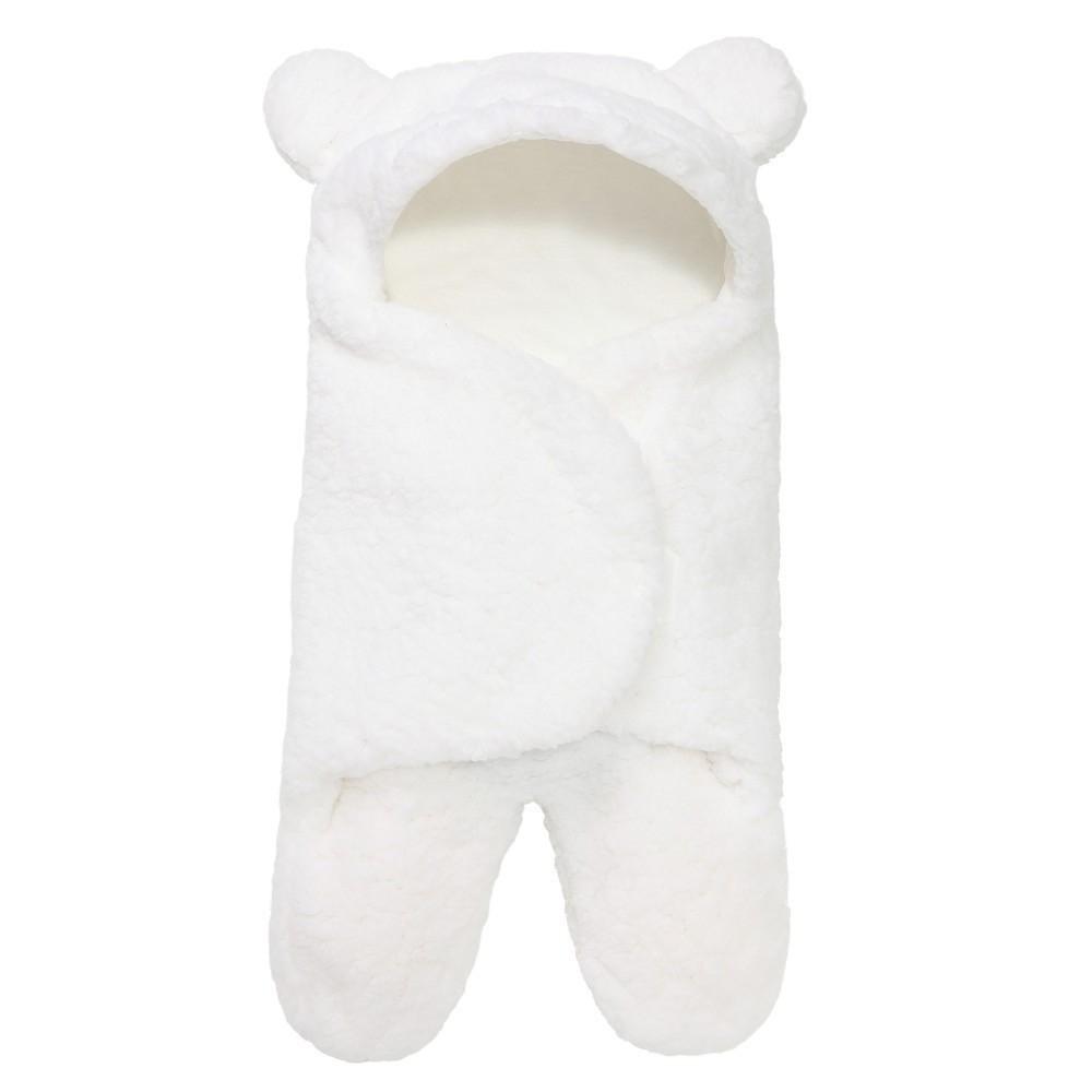 Thicken Newborn Baby Sleeping Bag Imitation Berber Fleece Baby Blanket Newborn Swaddle Wrap Winter
