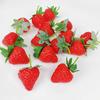Simulated Strawberry Model Beautiful High Simulation Plastic Fake Strawberry Model Fake Simulated Strawberry Model Simulated Strawberry Model