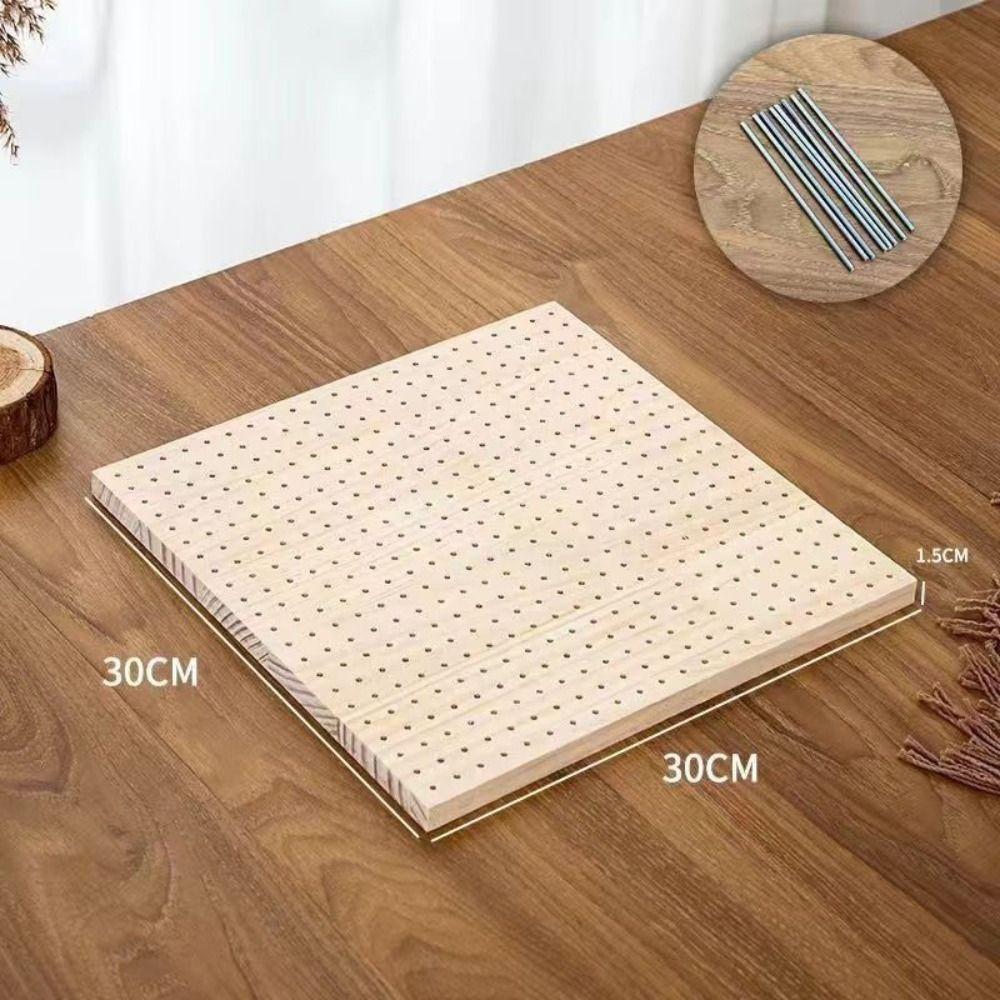 Wooden Crochet Blocking Boards Square Knitting Board Knitting Blocking Mat Pillow Cover