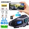 1080P HD Video Dashcam Wide-angle Lens FM+Bluetooth Motorcycle Helmet Headset Wireless Camera Waterproof Motorbike Recorder