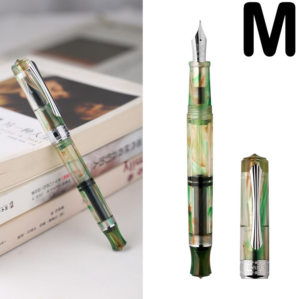 Вакуумная перьевая ручка PENBBS 470, большой объем, прозрачный акрил, ручка PK MAJOHN HONGDIAN JINHAO, канцелярские товары, школьные принадлежности