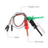 3pcs/set Precision Electrical Hook Test Clip Male Head DuPont Line Transistor Tester  Repair