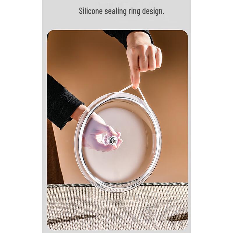 Transparent Plastic Airtight Storage Canister