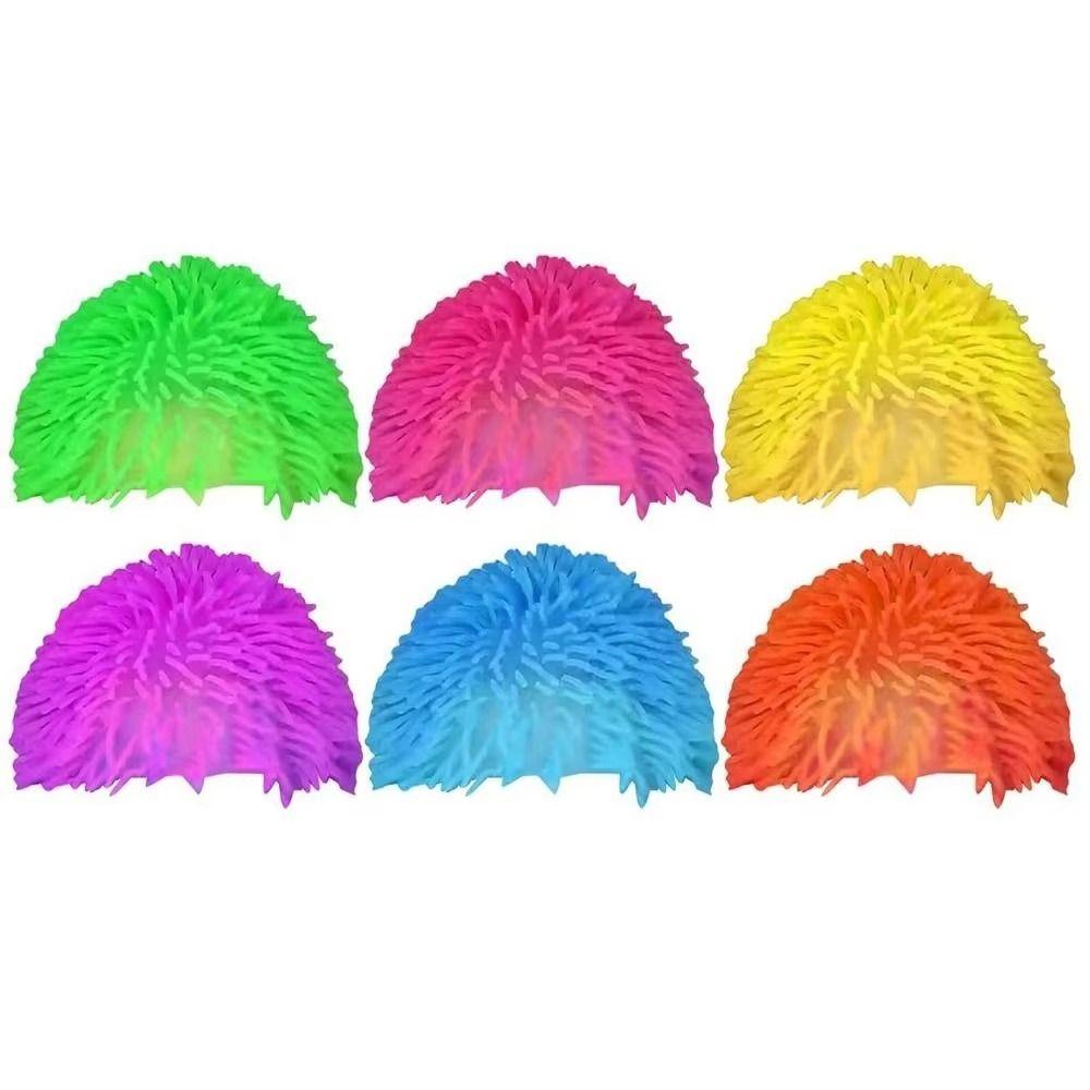 Portable Spiky Ball Prank Hat Comfortable To Wear Long Hair Head Cover Colorful Headgear Gag Gift