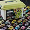 Collector's Edition Storage Bucket: 30 Alloy Pull-Back Racing Cars Tin Set