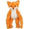 Jouet en peluche - TRIXIE - Renard - Orange/Blanc - Pour chien - Doux et robuste