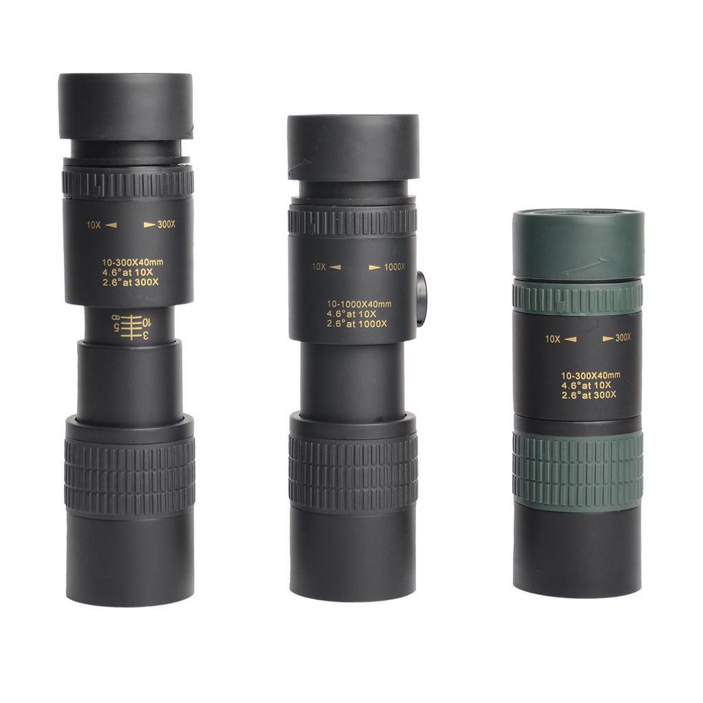Universal Hawk 10-300x40 Variable Zoom HD Monocular Telescope for Mobile Photography