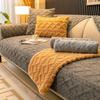Thickened Sofa Cushion Non-slip Cover Towel Four Seasons Shu Cotton Plush Simple All-inclusive Cover Cushion.