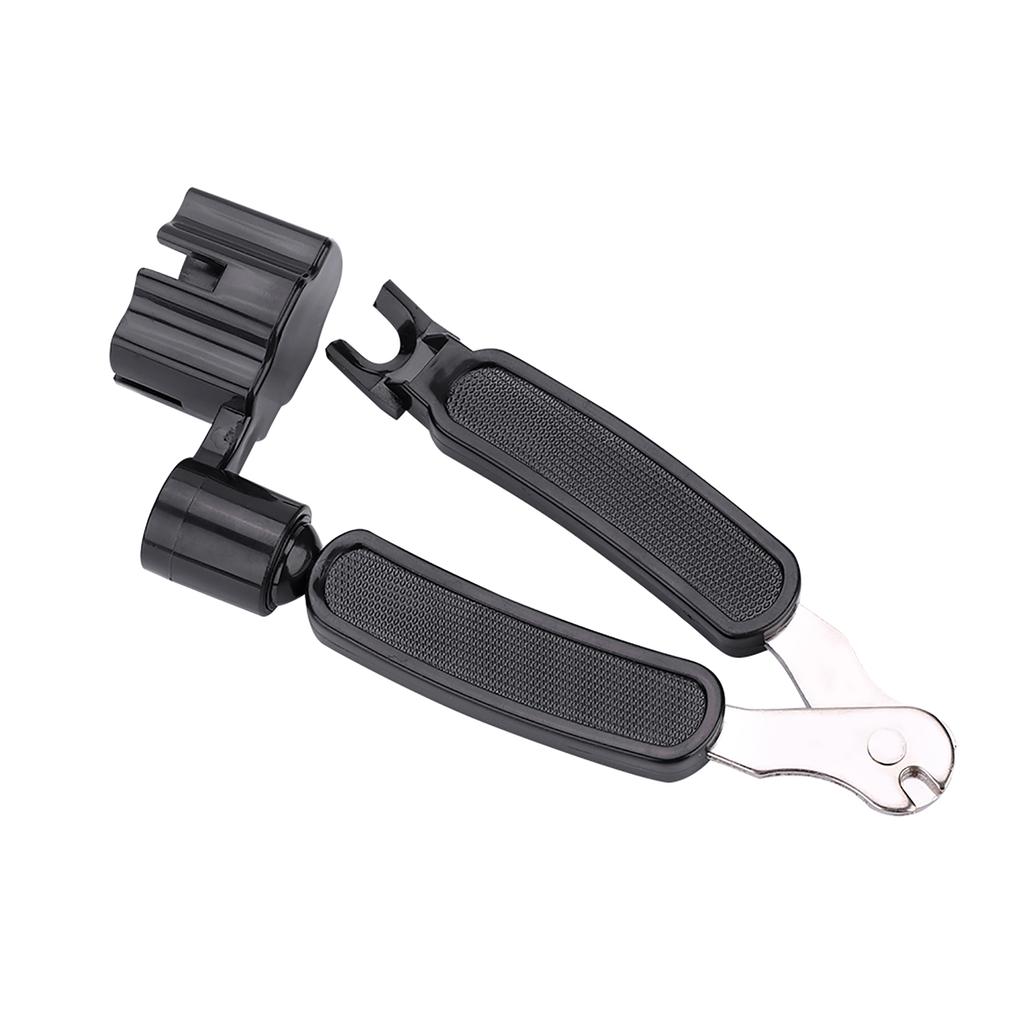 3 In 1 String Peg Winder Cutter Bridge Pin Puller for Bass Guitar