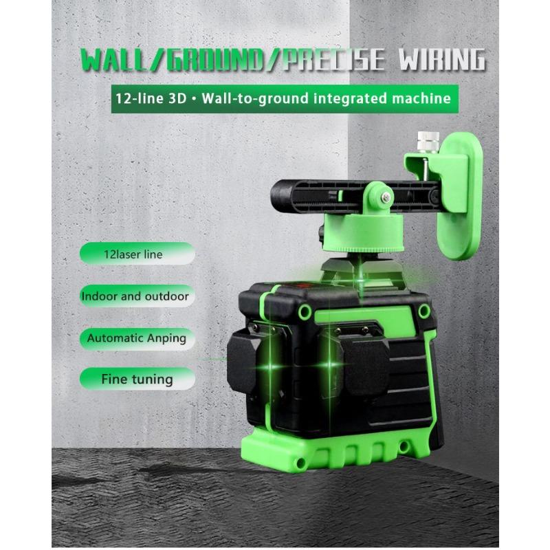 Лазерный уровень Мини Высокоточный Полный набор Самовыравнивающийся Многофункциональный Двухленточный Измеритель Стен