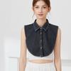 Female Sweater Sweater Inner Decorative Collar Casual Fashion Versatile Collar Korean Version Denim False Collar Fall And Winter