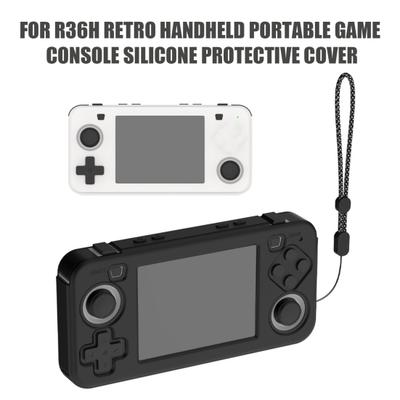 Силиконовый защитный чехол для игровой консоли R36H, противоударный чехол-протектор для портативной игровой машины, скин-оболочка, аксессуары для игровой консоли