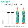 AMTECH NC559 RMA223 Набор паяльной пасты Смазка для пайки для реболлинга процессоров телефонов Низкий остаток Не требует очистки Паяльный флюс Инструменты для ремонта