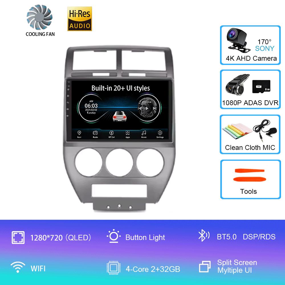 For Nissan X Trail 2 T31 2007-2015 5G WIFI 2 din Android 14 Car Radio Multimedia Video Player Autoraido Carplay 4G GPS