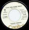7-дюймовая пластинка ШОН ХАРРИС - Любовь ушла / Самые высокие мечты P3615 CAPITOL 1973 США Поп Бывшая в употреблении