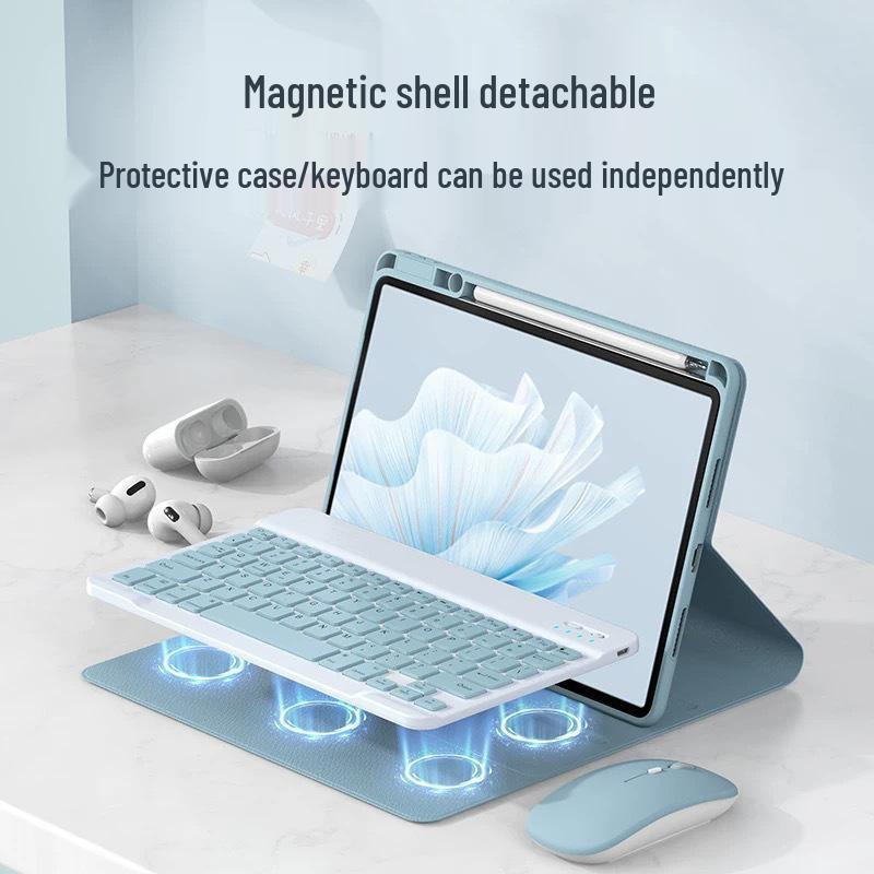Чехол-клавиатура с подсветкой Bluetooth и слотом для стилуса для Huawei MatePad SE11