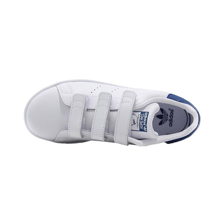 adidas Оригинальные STAN SMITH Низкие Кеды для Катания на Скейтборде Детские Белые Дети Возрастом 3 7 Лет S74779