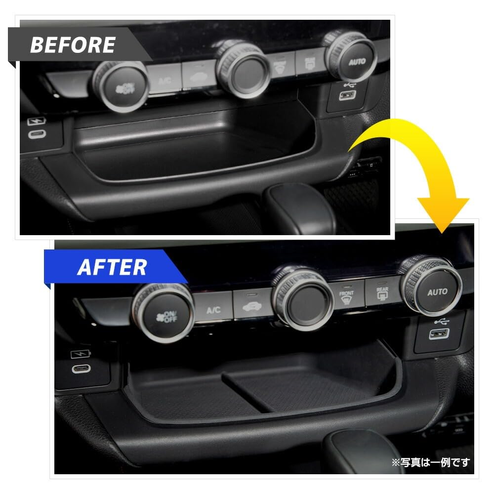 Защитный коврик-чехол для Vezel RV предотвращает и легко моется. Включает силиконовые накладки на рычаг переключения передач, подстаканник и беспроводную зарядку. Настраиваемые передние аксессуары для украшения.