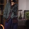 Johnature Женские весенние повседневные однотонные однобортные ретро-пальто с длинными рукавами в стиле ретро
