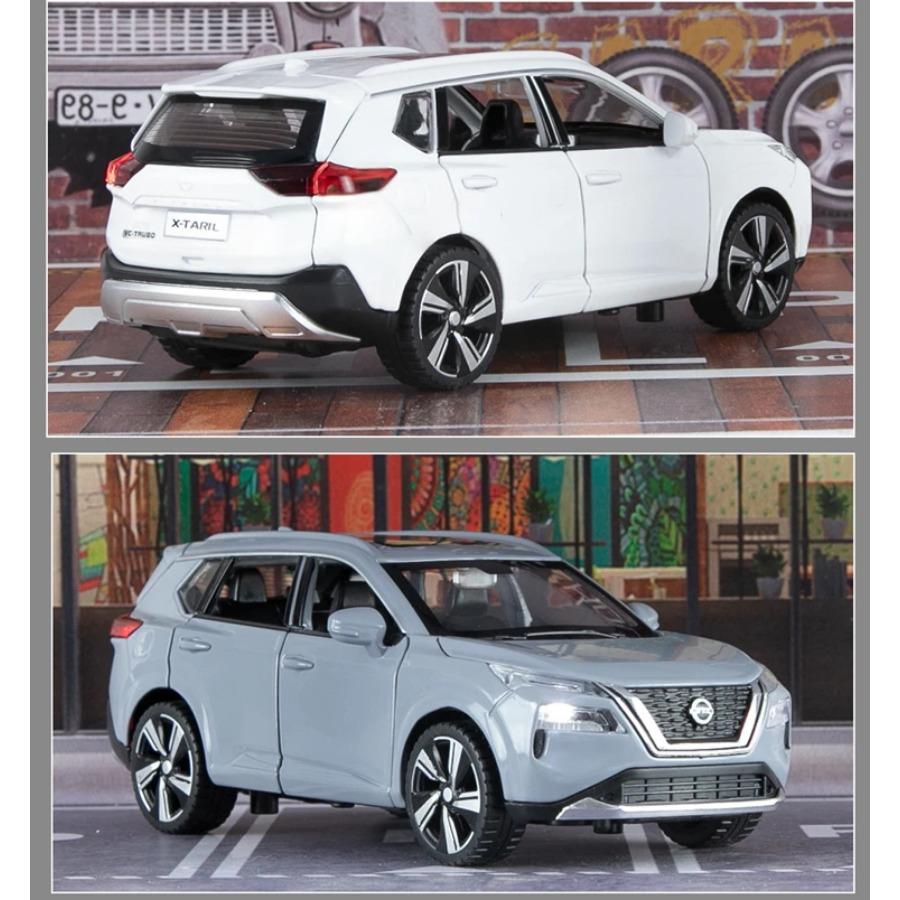 1/32 Nissan X-TRAIL SUV Модель автомобиля из литого металла Внедорожники Модель автомобиля Звук и свет Моделирование Детские игрушки Подарки