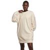 Robe femme Urban Classics Oversized Rib Crewneck - beige - XL