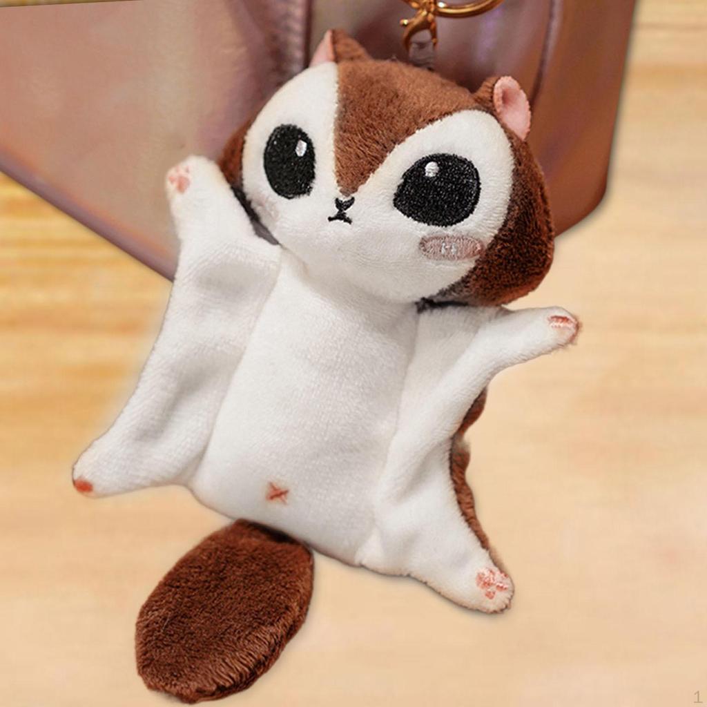 Очаровательная плюшевая игрушка-брелок в виде белки для детей и взрослых
