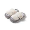 Parallel Bars Contrasting Cotton Slippers Breathable Dopamine Fluffy Slippers Home Ins Plush Slippers
