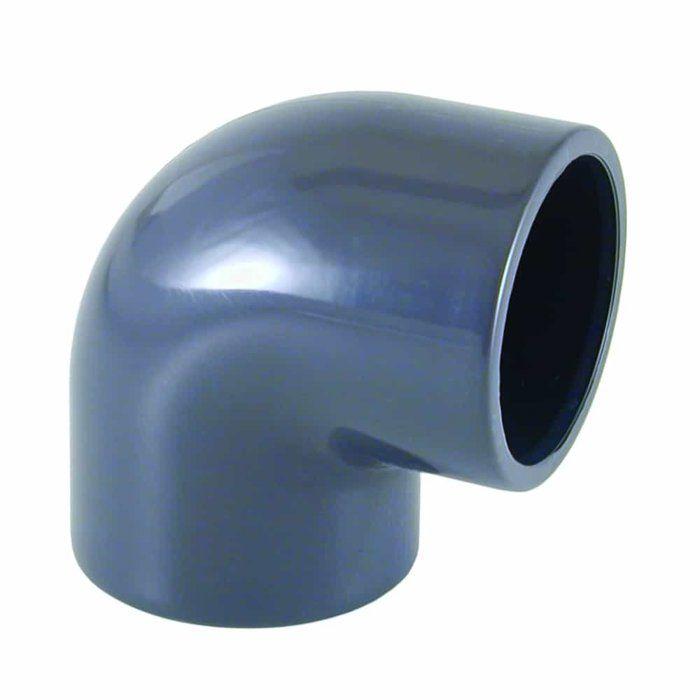 Coude PVC-U 90° à coller 63mm PN16 – Tuyauterie étanche et installation facile