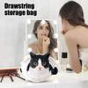 Drawstring Storage Bag for Clothes Shoes Towels Cat Shape Foldable Reusable Organizing Bucket Bag with Drawstring Closure Sundries Organizer