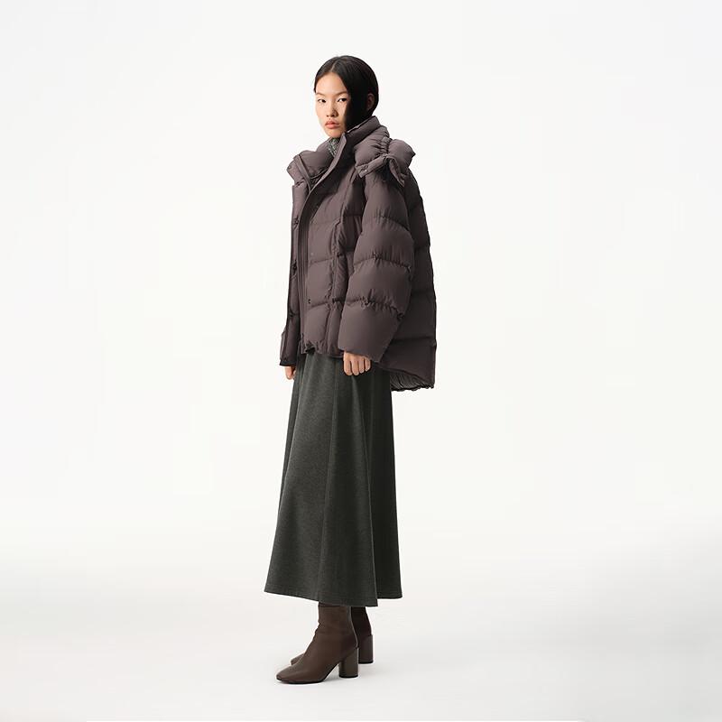 Broadcast Women's Loose High-Neck Short Down Jacket