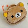 Мультяшный плюшевый мишка Rilakkuma, портативная косметичка, сумка для умывания, органайзер для хранения CCD большой вместимости, милая мягкая плюшевая кукла