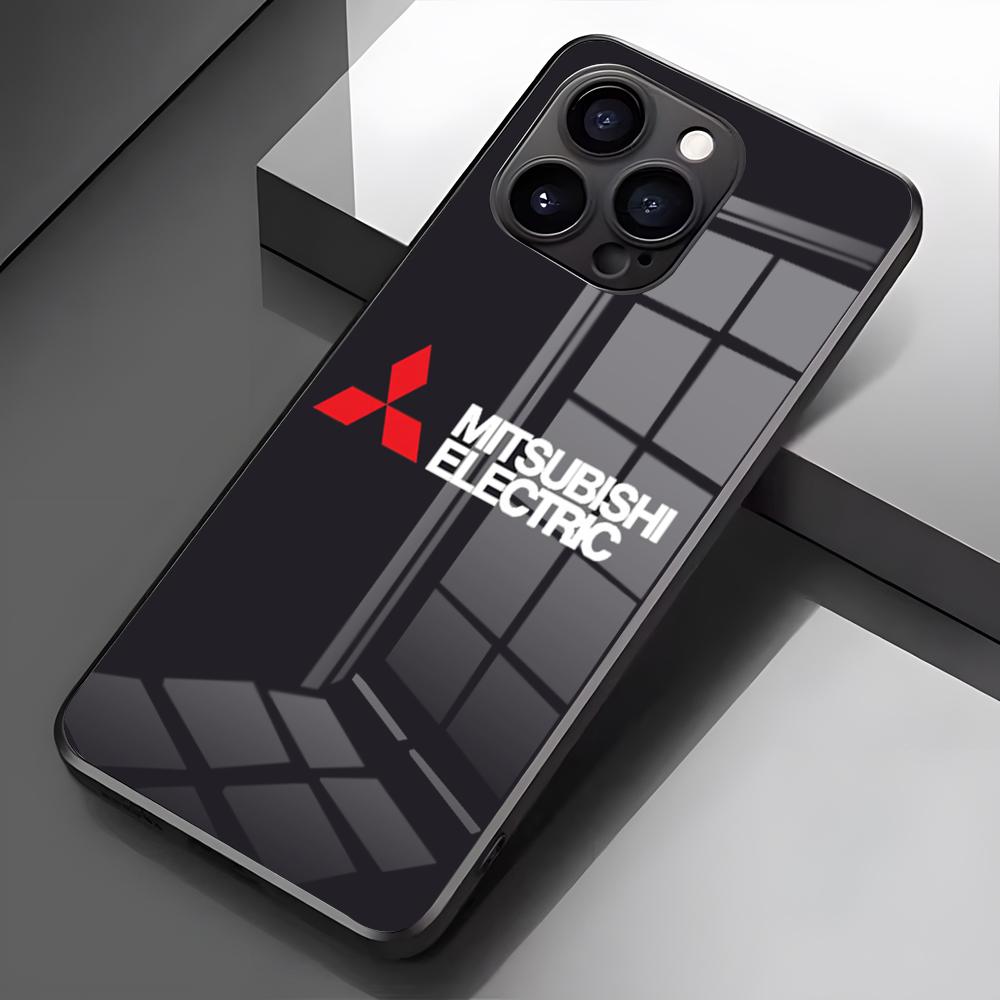 Чехол для телефона JDM B-B-MitsubishiES для IPhone 17 Pro Max 16 15 14 Pro Max 13 11 X Xs Xr 8 7Plus Стеклянная крышка