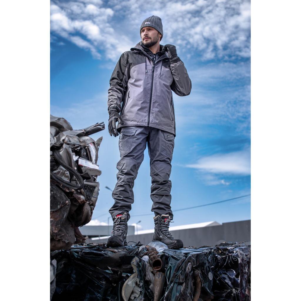 3-in-1 Jacket with Detachable Liner Gray-Black, "", Ce, Lahti