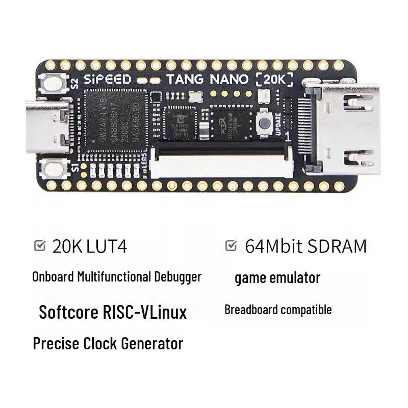 FPGA-плата Sipeed Tang Nano 20K, эмулятор NES с SPI-связью