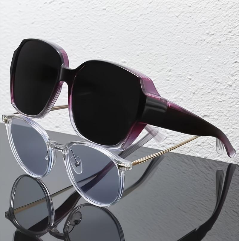 New Sunglasses Can Be Paired with Myopia Lenses, Fashionable Women's Sunscreen Glasses, Retro Men's Glasses, UV400