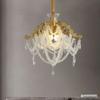 American Crystal Light Luxury Atmospheric Chandelier Creative Art Bedroom French Designer Restaurant Dressing Room Lighting