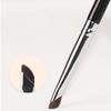 1pc Dual Eyeliner Brush Sickle Makeup Brush Nose Shadow Brush Drawing Silkworm Eye Detail Concealer Brush